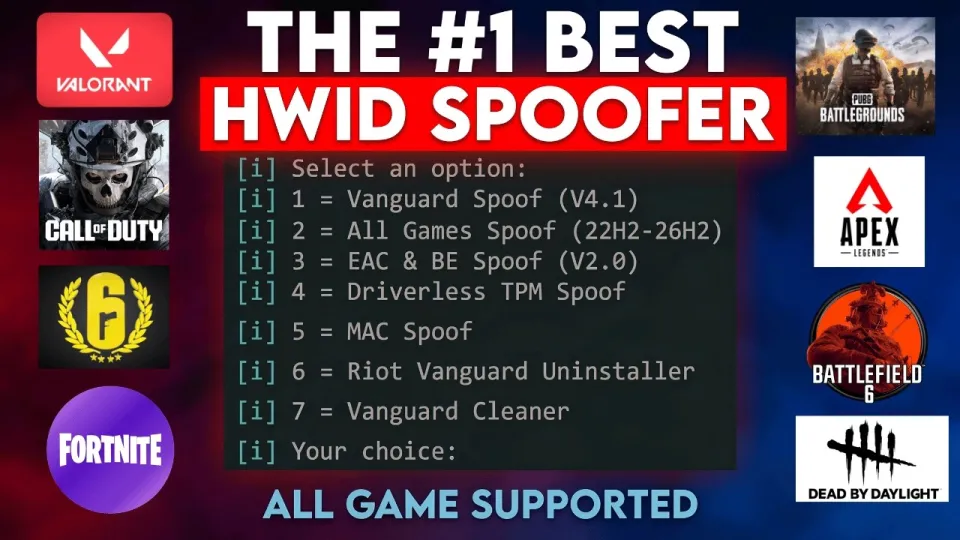 HWID Spoofer Guide to Get Unbanned in Any Game